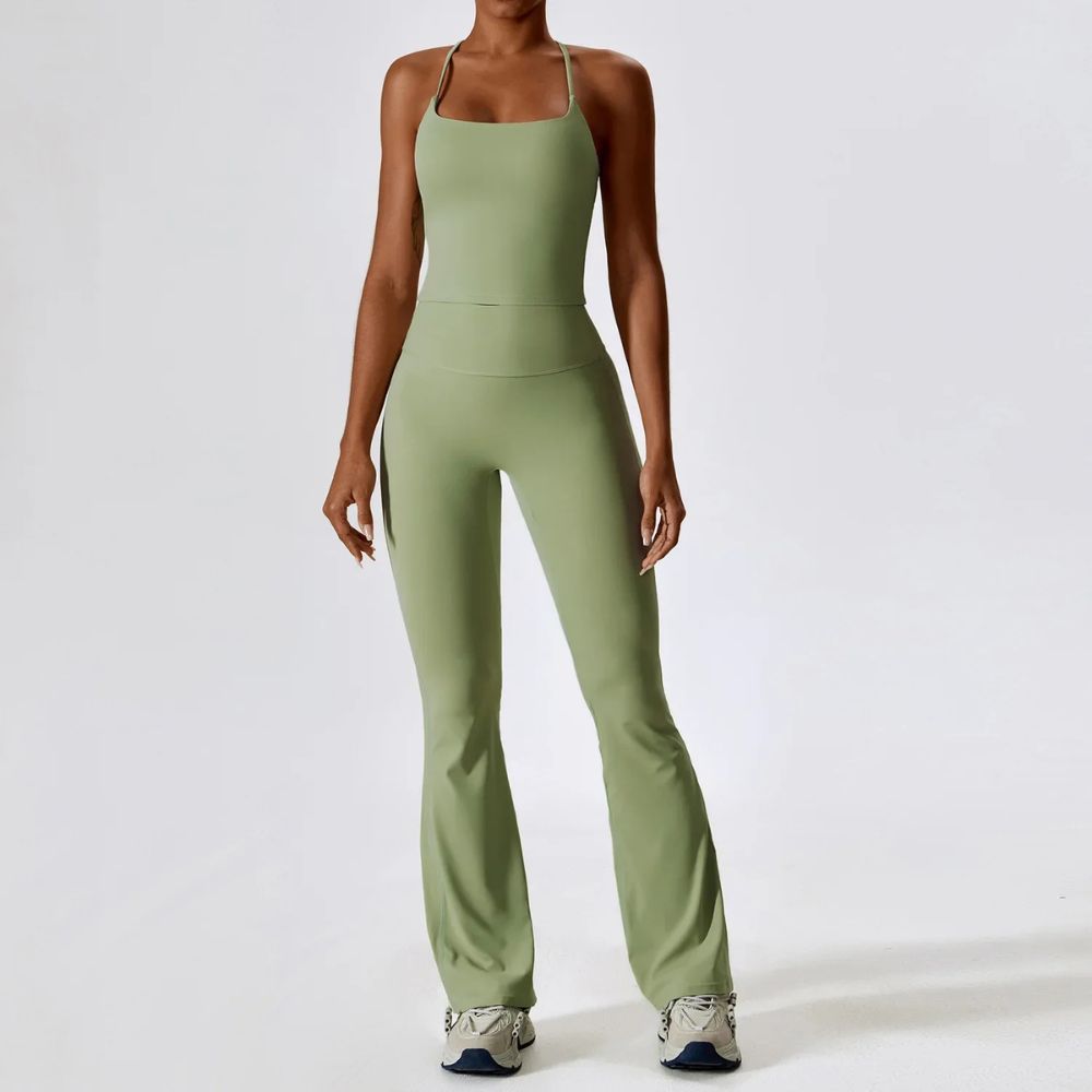 Conjunto Academia Sem Costura - Flare