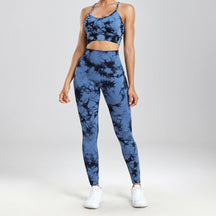 Conjunto Academia Sem Costura - Tie Dye