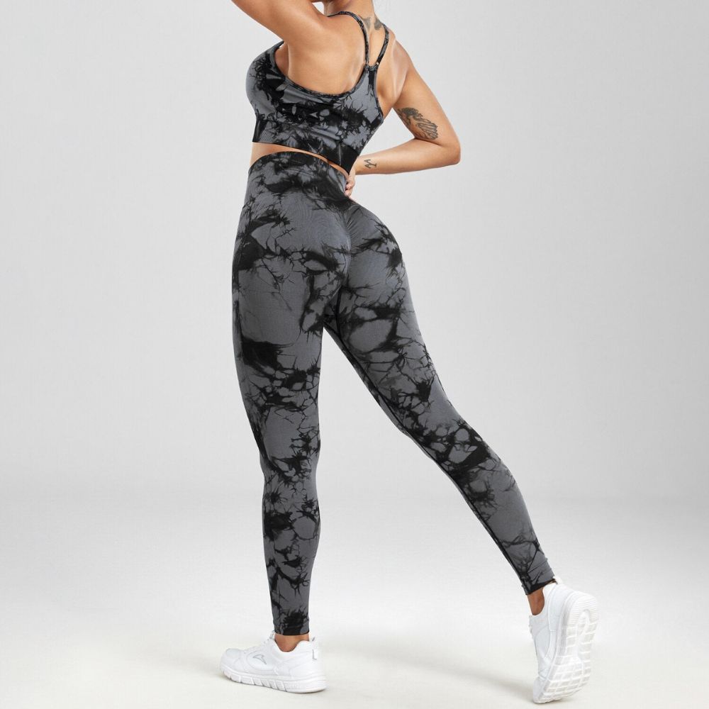 Conjunto Academia Sem Costura - Tie Dye