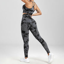 Conjunto Academia Sem Costura - Tie Dye