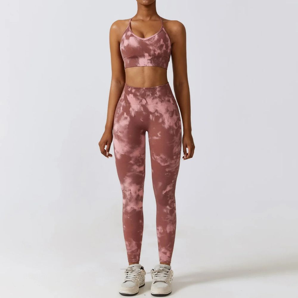 Conjunto Academia Sem Costura - Zebra