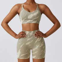 Conjunto Academia Sem Costura - Zebra