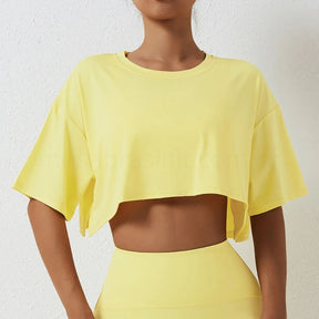 Cropped Feminino Blusão Sem Costura