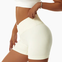 Short Legging Sem Costura com Cintura V