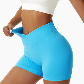 Short Legging Sem Costura com Cintura V