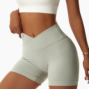 Short Legging Sem Costura com Cintura V