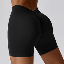 Short Legging Sem Costura com Cintura V