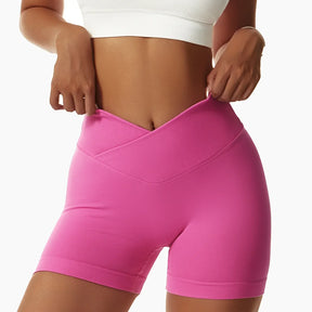 Short Legging Sem Costura com Cintura V