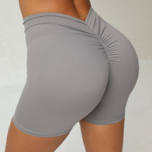 Short Legging Sem Costura com Cintura V