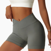 Short Legging Sem Costura com Cintura V