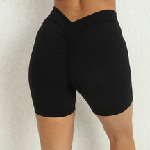 Short Legging Sem Costura com Cintura V