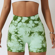 Short Legging Sem Costura - Tie Dye
