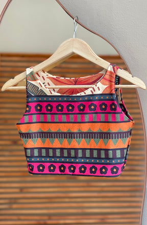 Cropped Aura Elegância Tropical