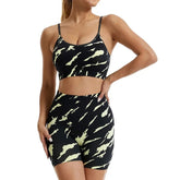 Conjunto Academia Sem Costura - Zebra